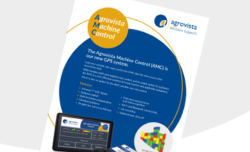 Agrovista Machine Control Information Sheet