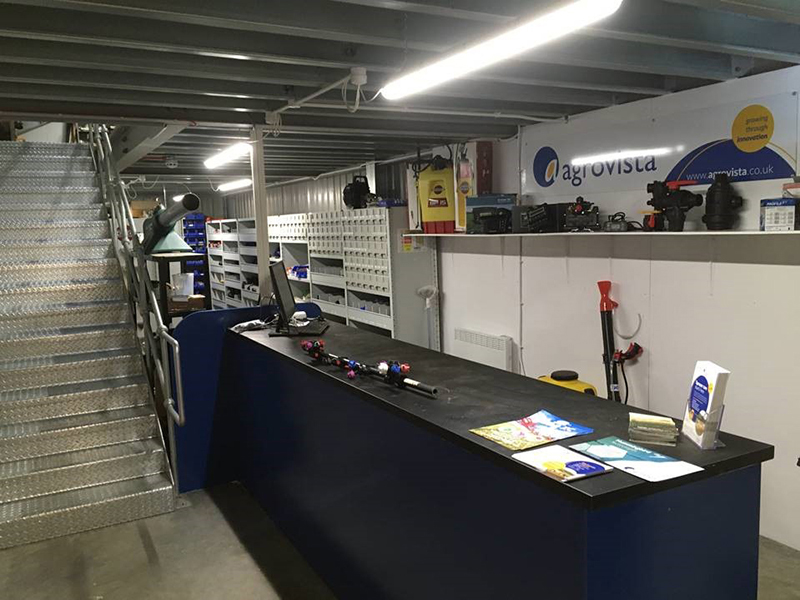 image of the parts desk at Dundee depot