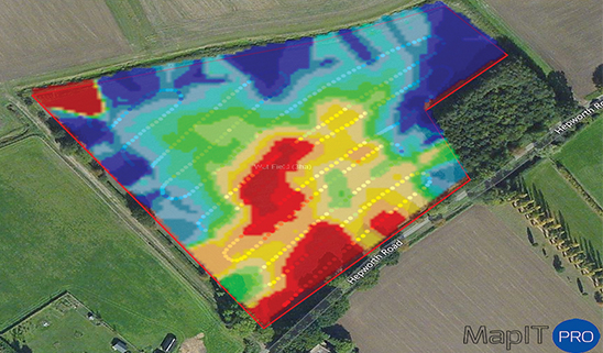 mapit prp biomass scan of a field
