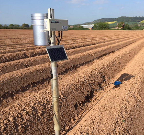 soil moisture probe station agrovista weather stations