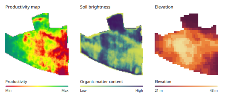 Biomass Imagery productivity zones