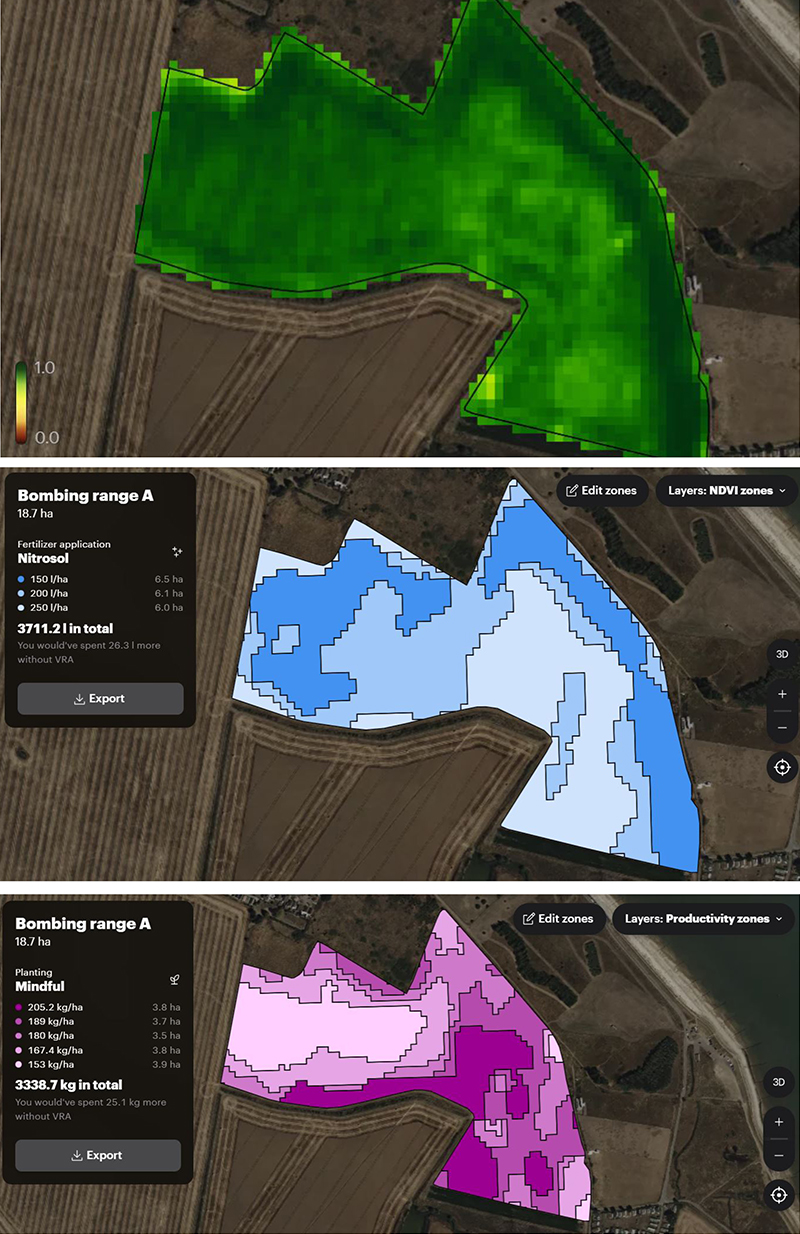 OneSoil Pro – a step up for variable rate application