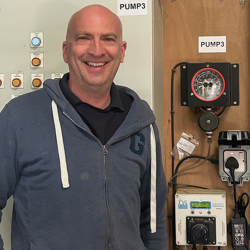 Adam Cannon, irrigation manager at Kelsey Farms